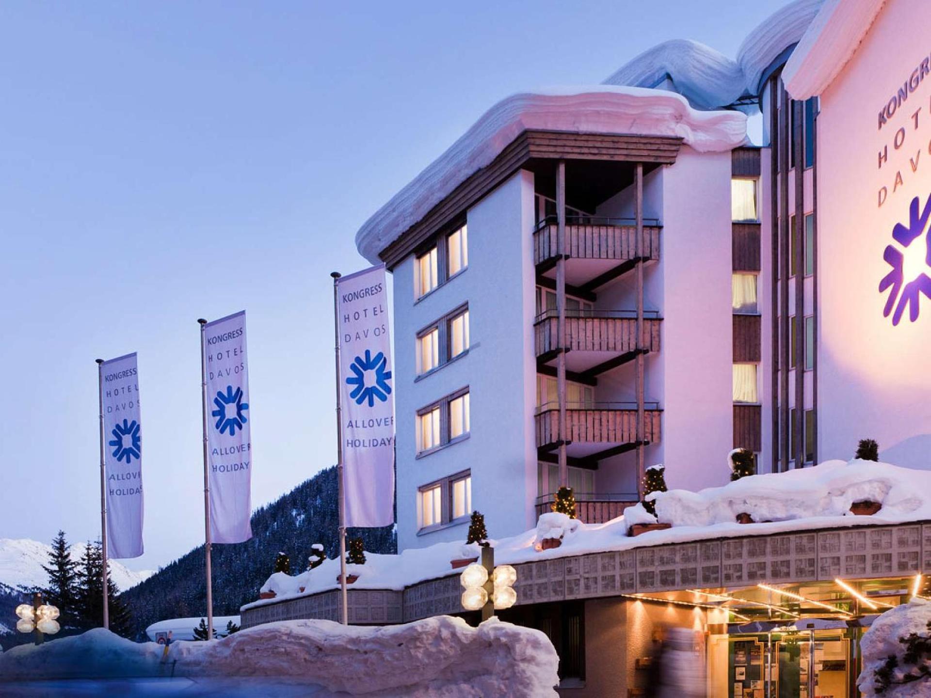 Kongress Hotel Давос Экстерьер фото